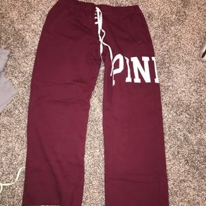 Pink sweatpants